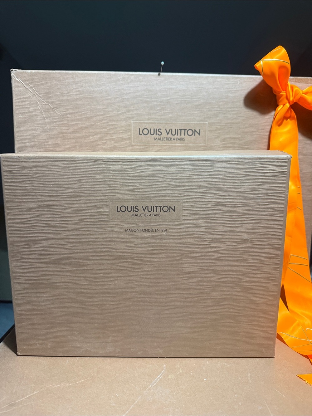 Louis Vuitton Cabas Piano Monogram 2002 FULL SET Box, Dust Bag and Gift Ribbon. - Picture 11 of 15